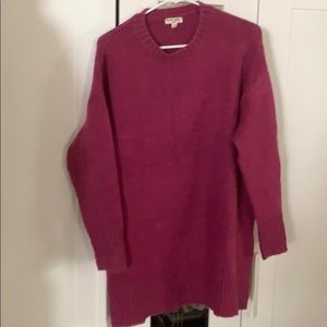 FL&L knitz long fuscia sweater